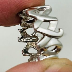 Authentic Tiffany & Co. Sterling Silver Paloma Picasso Ring, Size 5.